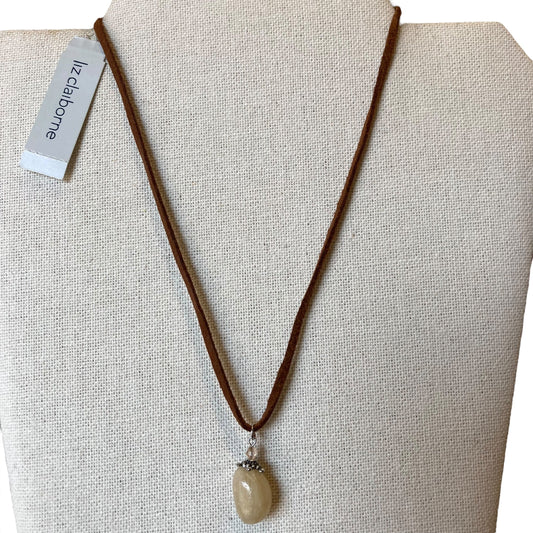 Necklace Other By Liz Claiborne In Brown