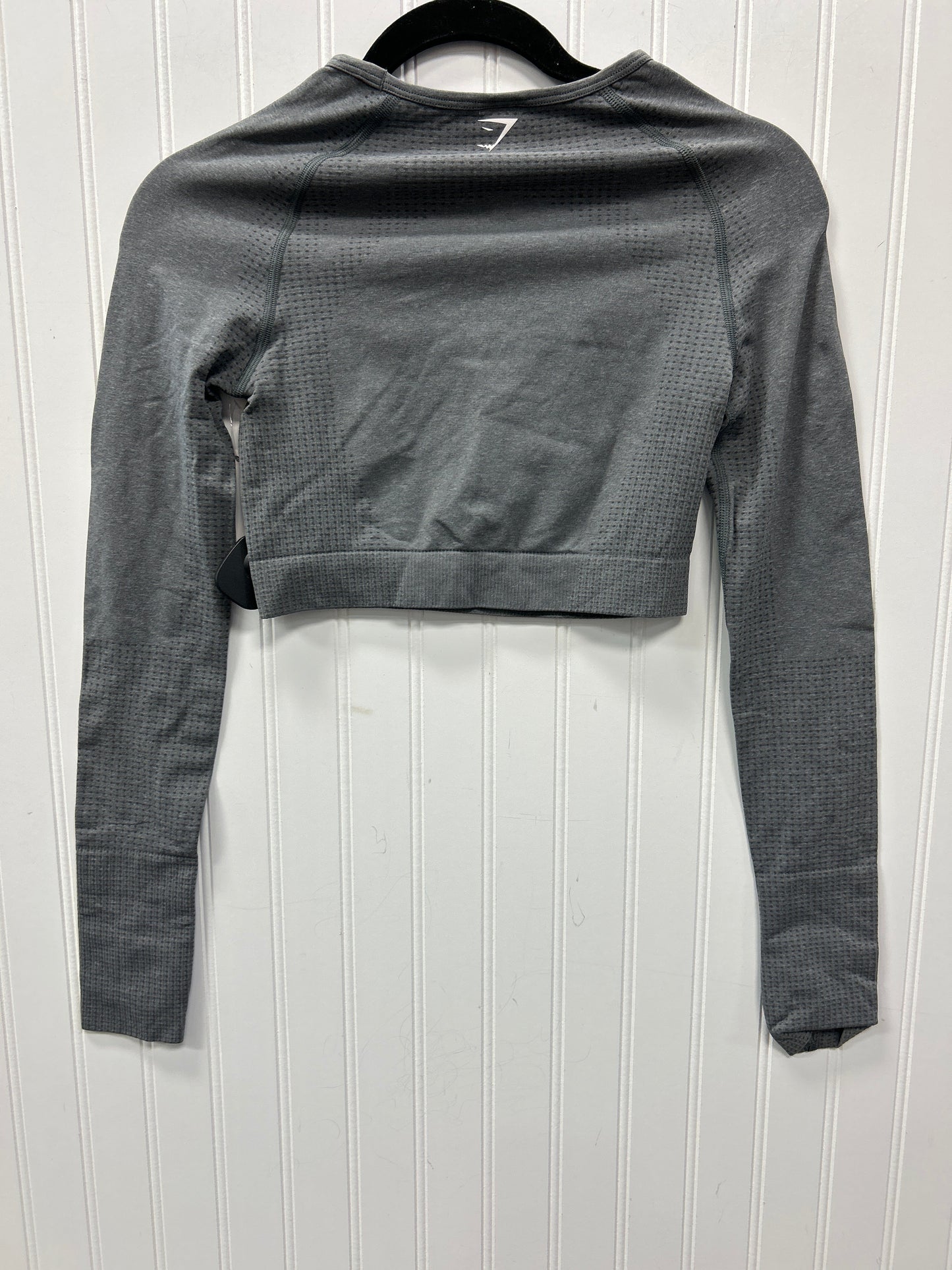 Athletic Top Ls Crewneck By Gym Shark In Grey, Size:S