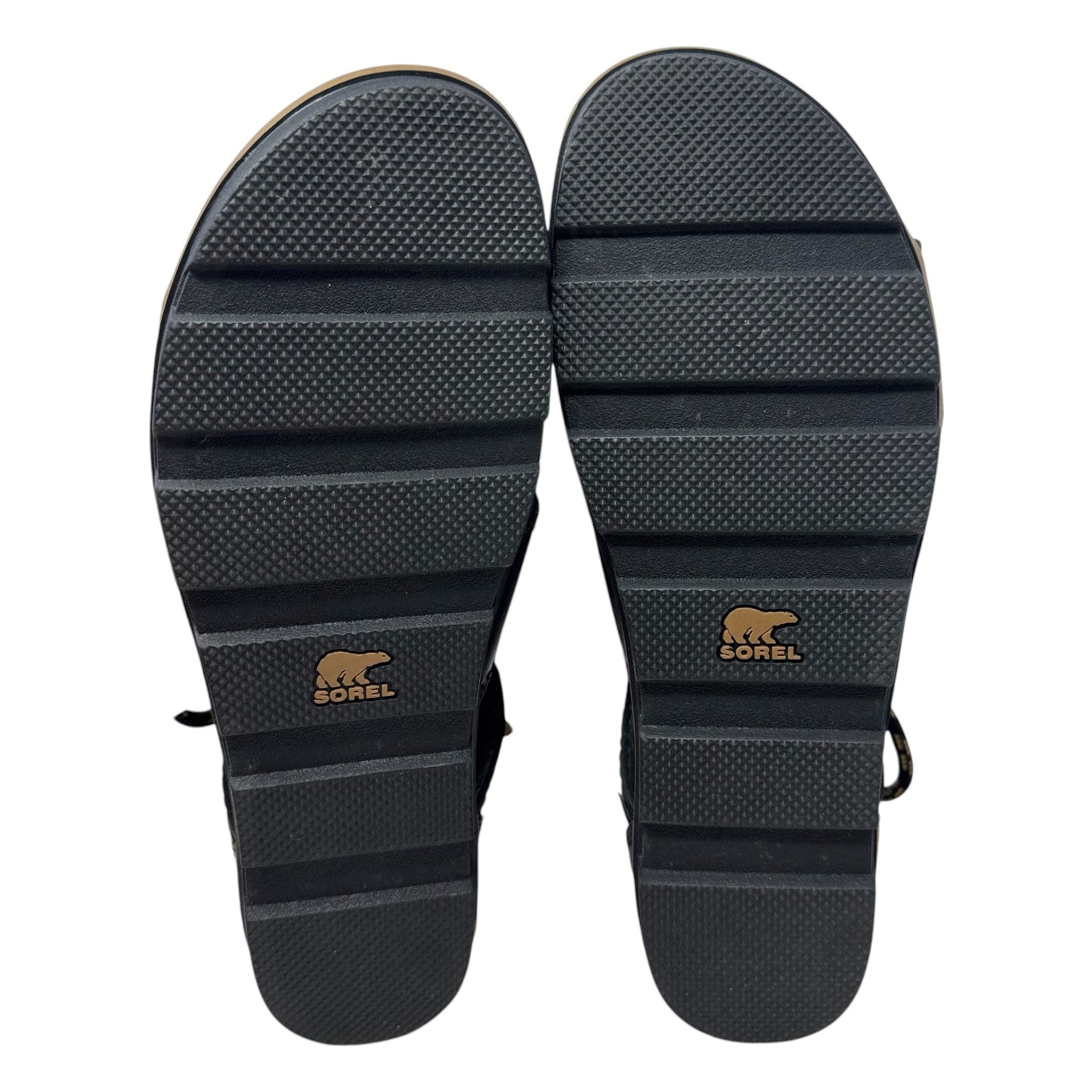 Torpeda Lace Sandals Flats By Sorel In Black, Size: 9.5
