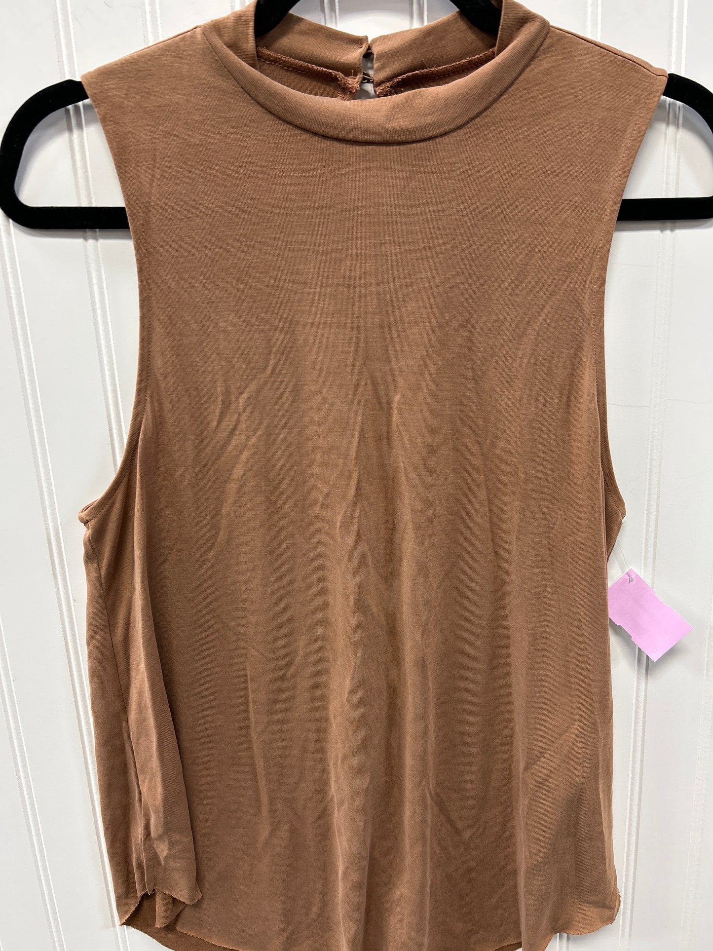 Top Sleeveless By American Eagle In Brown, Size:M