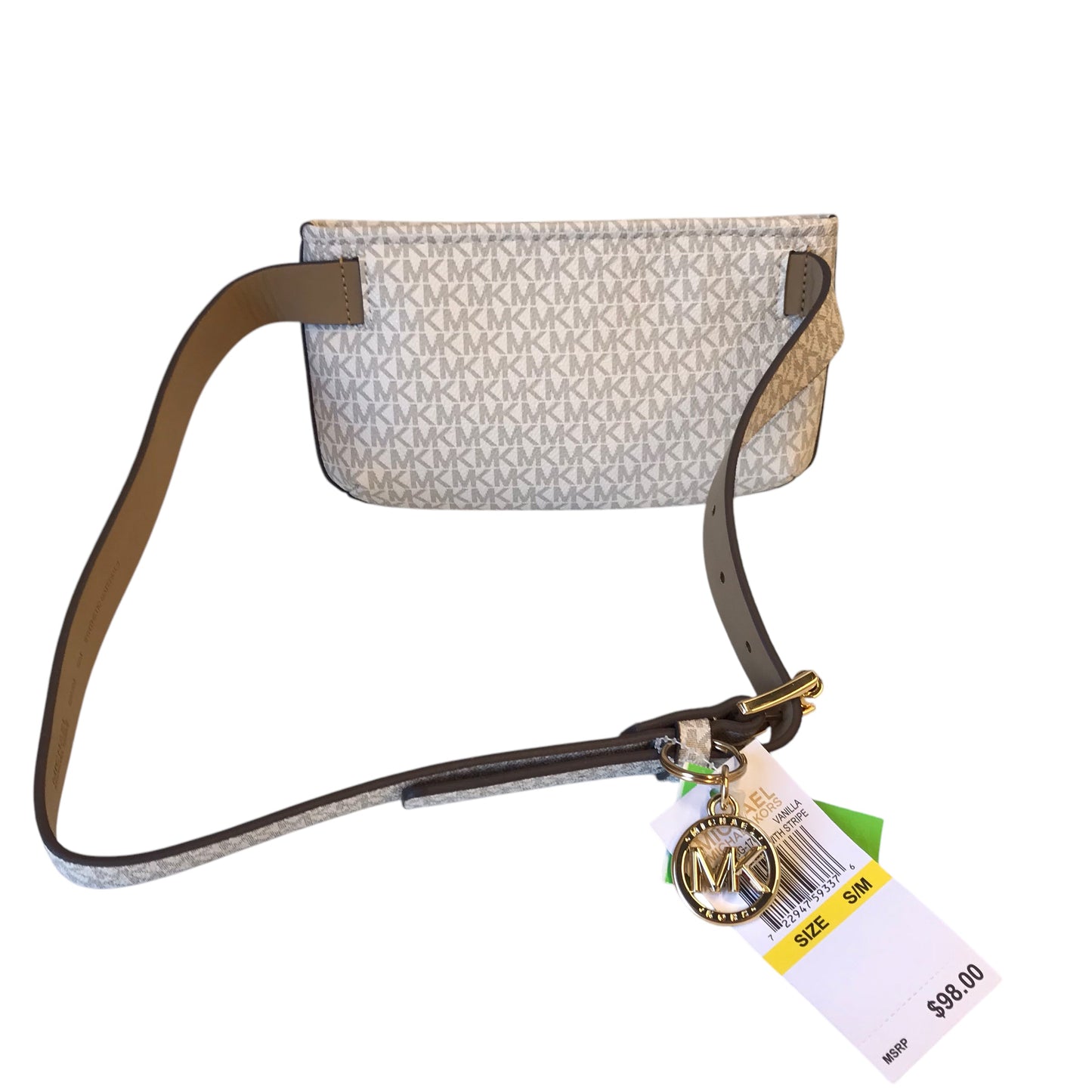 Belt Bag Designer By Michael Kors In Beige, Size:Medium