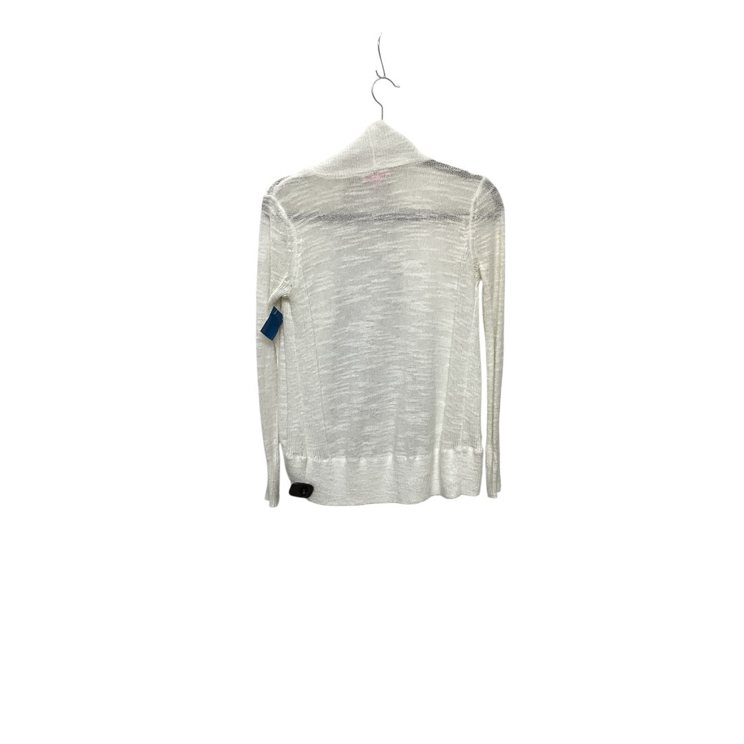 Cardigan Designer By Lilly Pulitzer In White, Size: Xxs