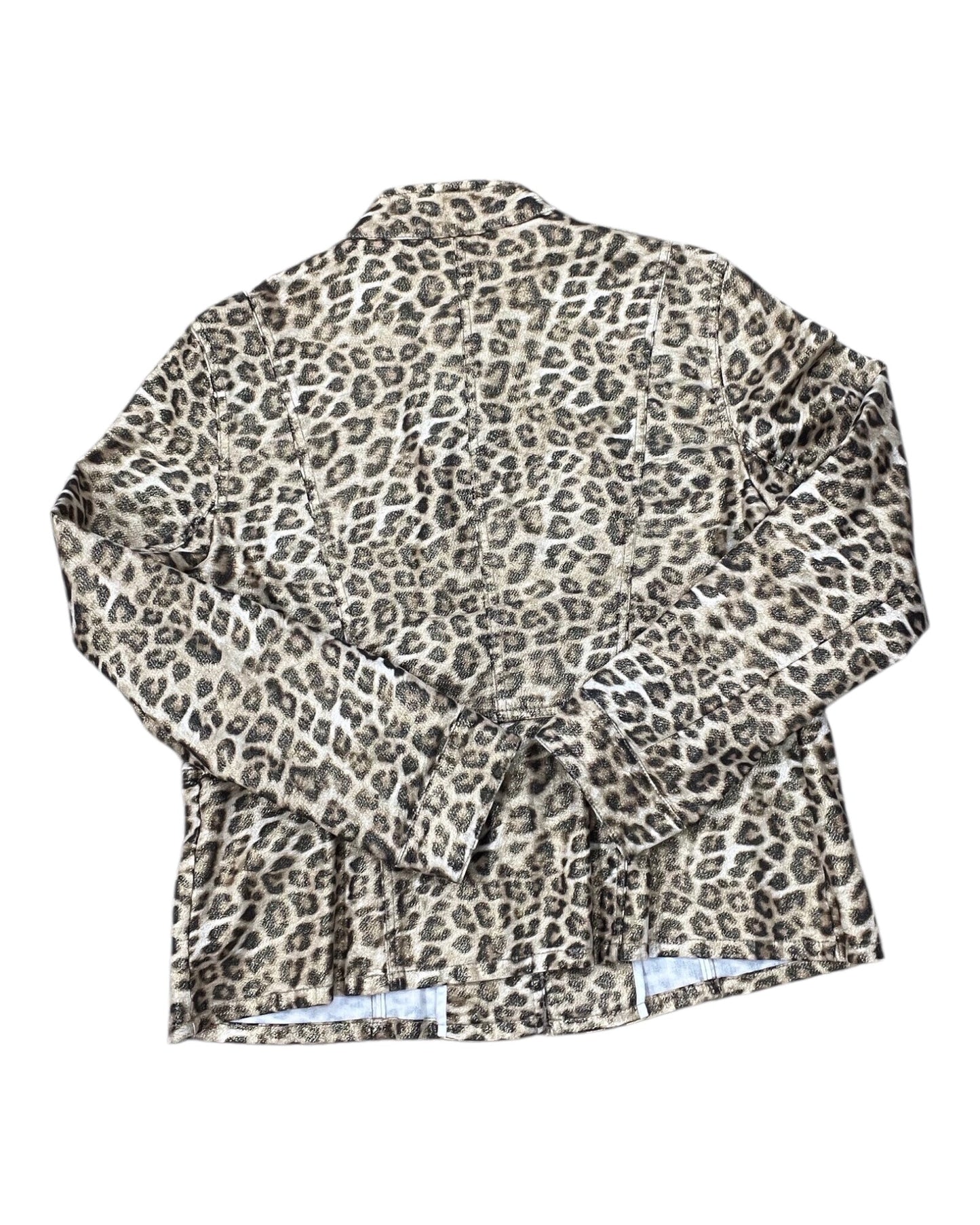 Jacket Other By Chicos In Animal Print, Size:M