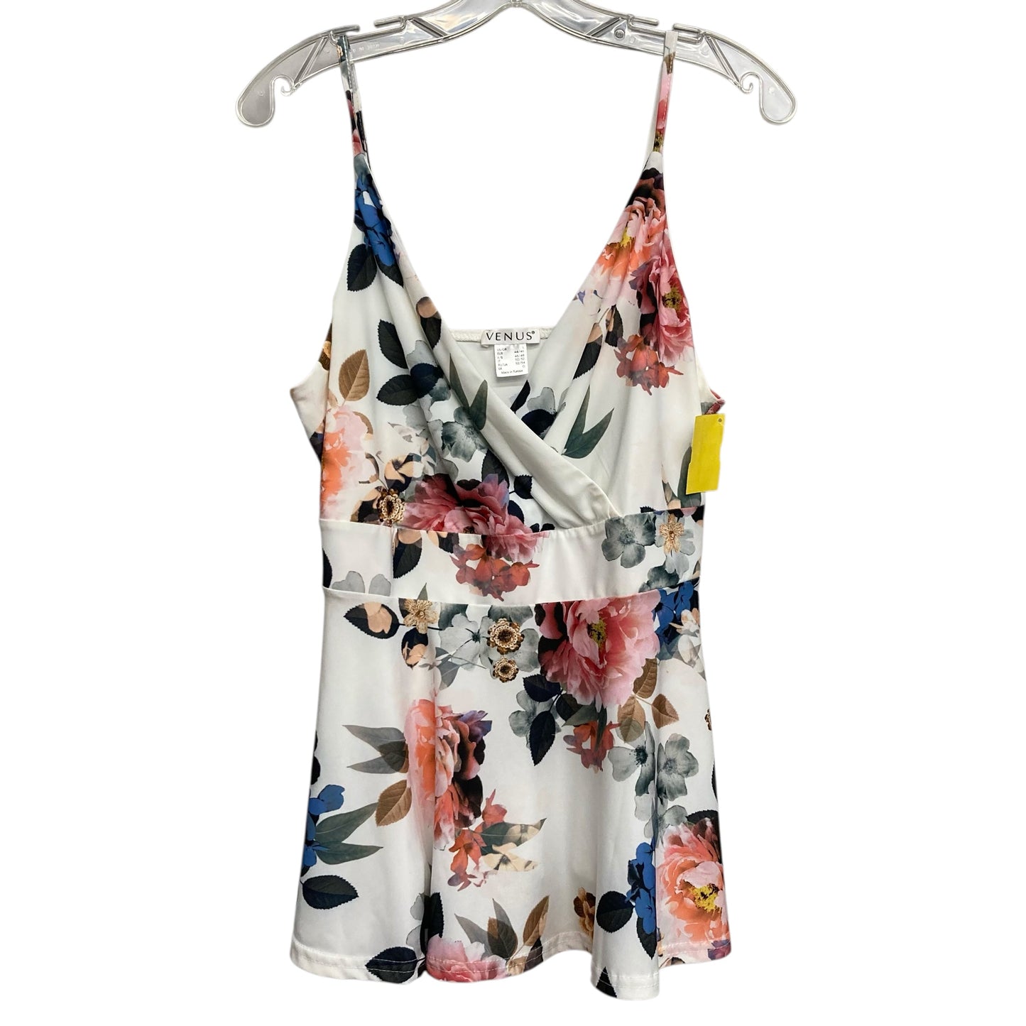 Top Sleeveless By Venus In Floral Print, Size:L
