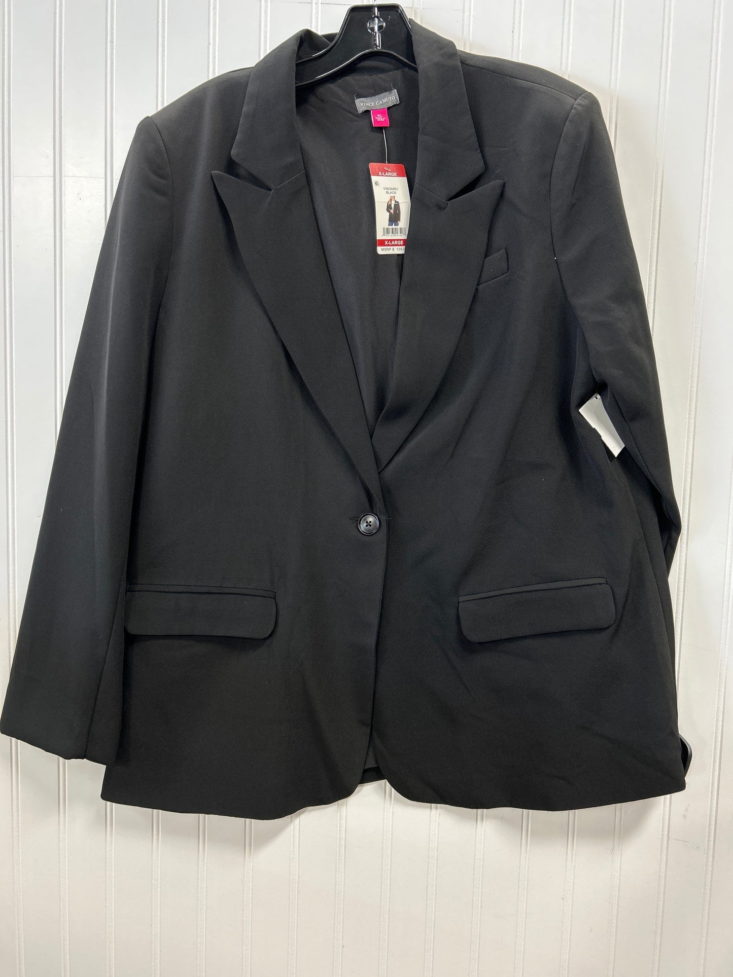 Blazer By Vince Camuto In Black, Size:Xl