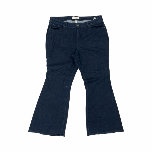 Jeans Flared By Cato In Blue Denim, Size:20