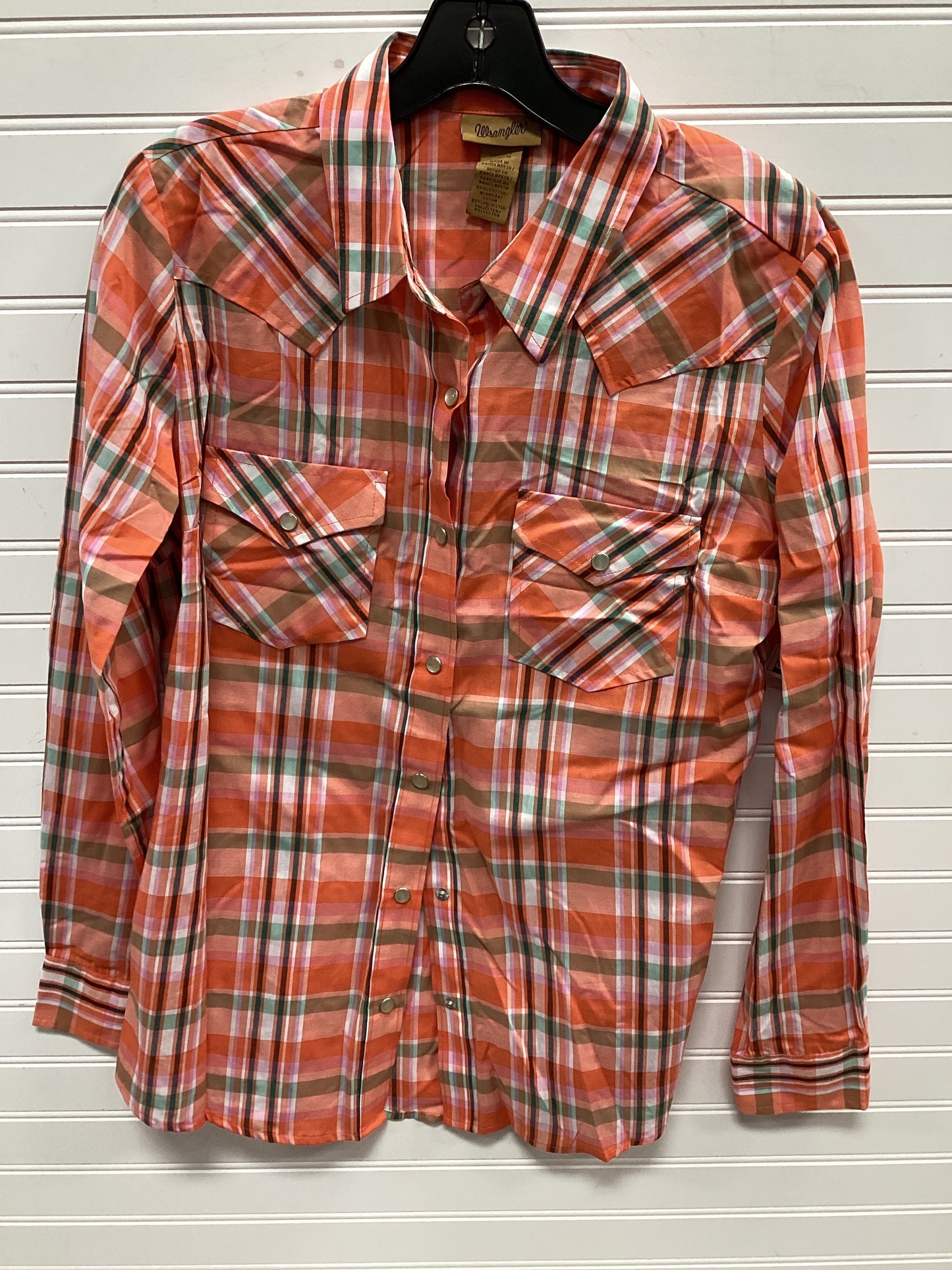 Top Ls By Wrangler In Orange, Size:M