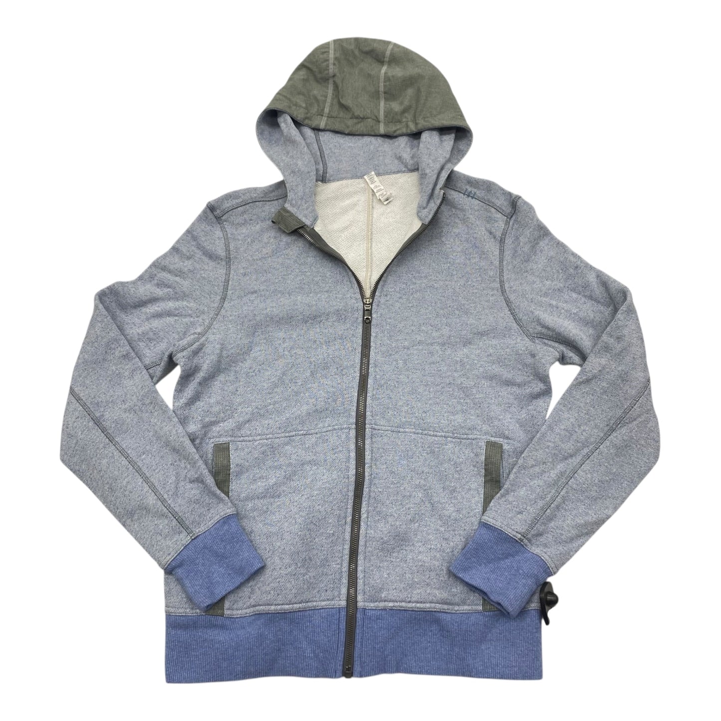 Athletic Sweatshirt Hoodie By Lululemon In Blue, Size:M