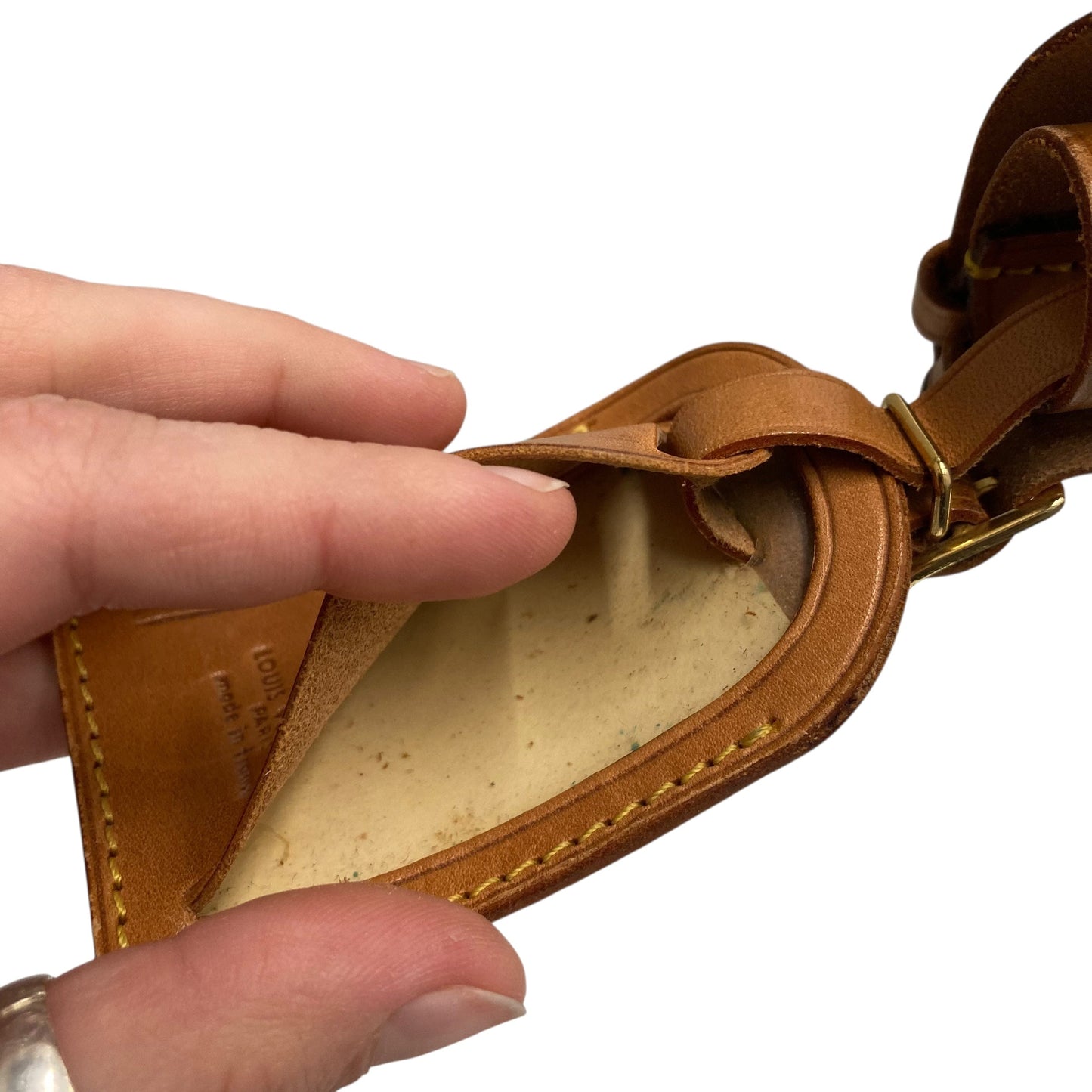 Luxury Designer Luggage Tags By Louis Vuitton In Brown