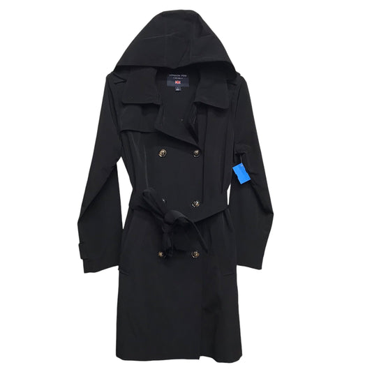 Coat Raincoat By London Fog In Black, Size:L