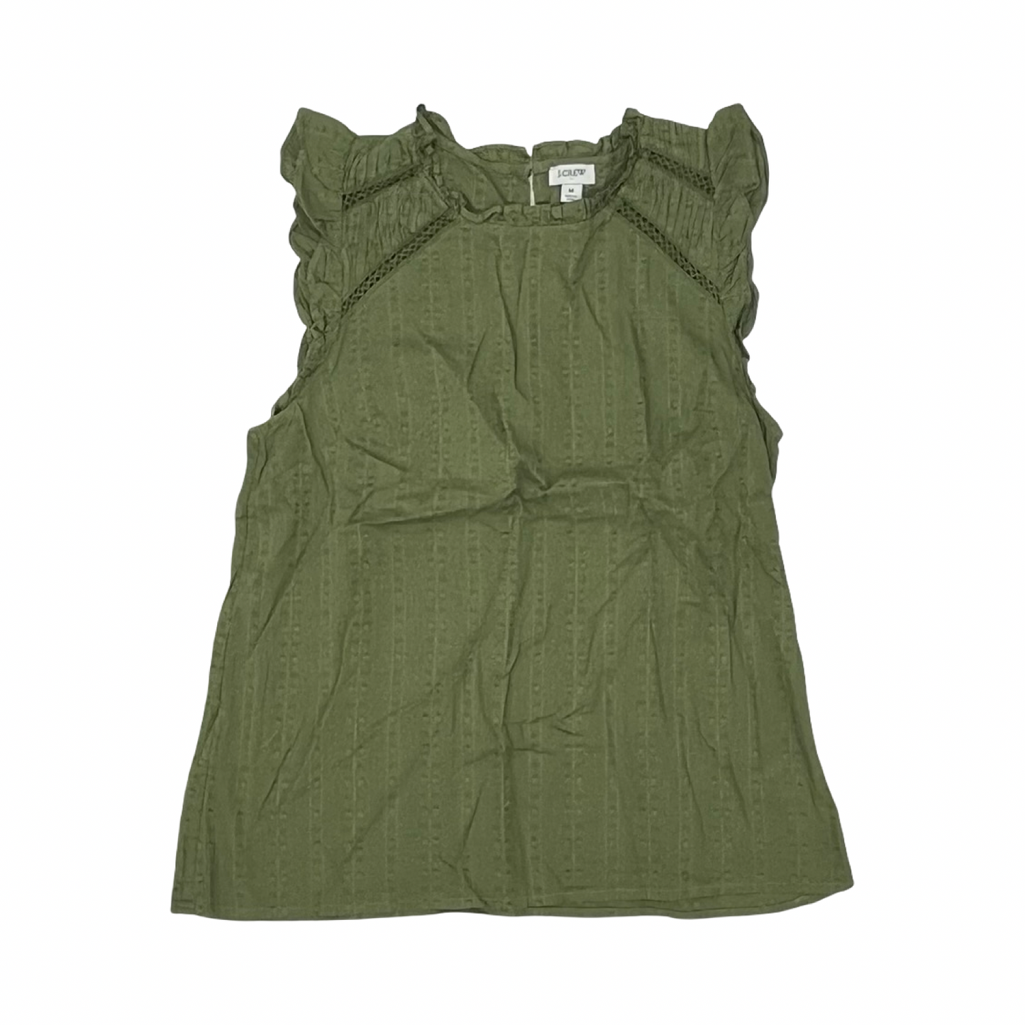 Blouse Ss By J. Crew In Green, Size:M