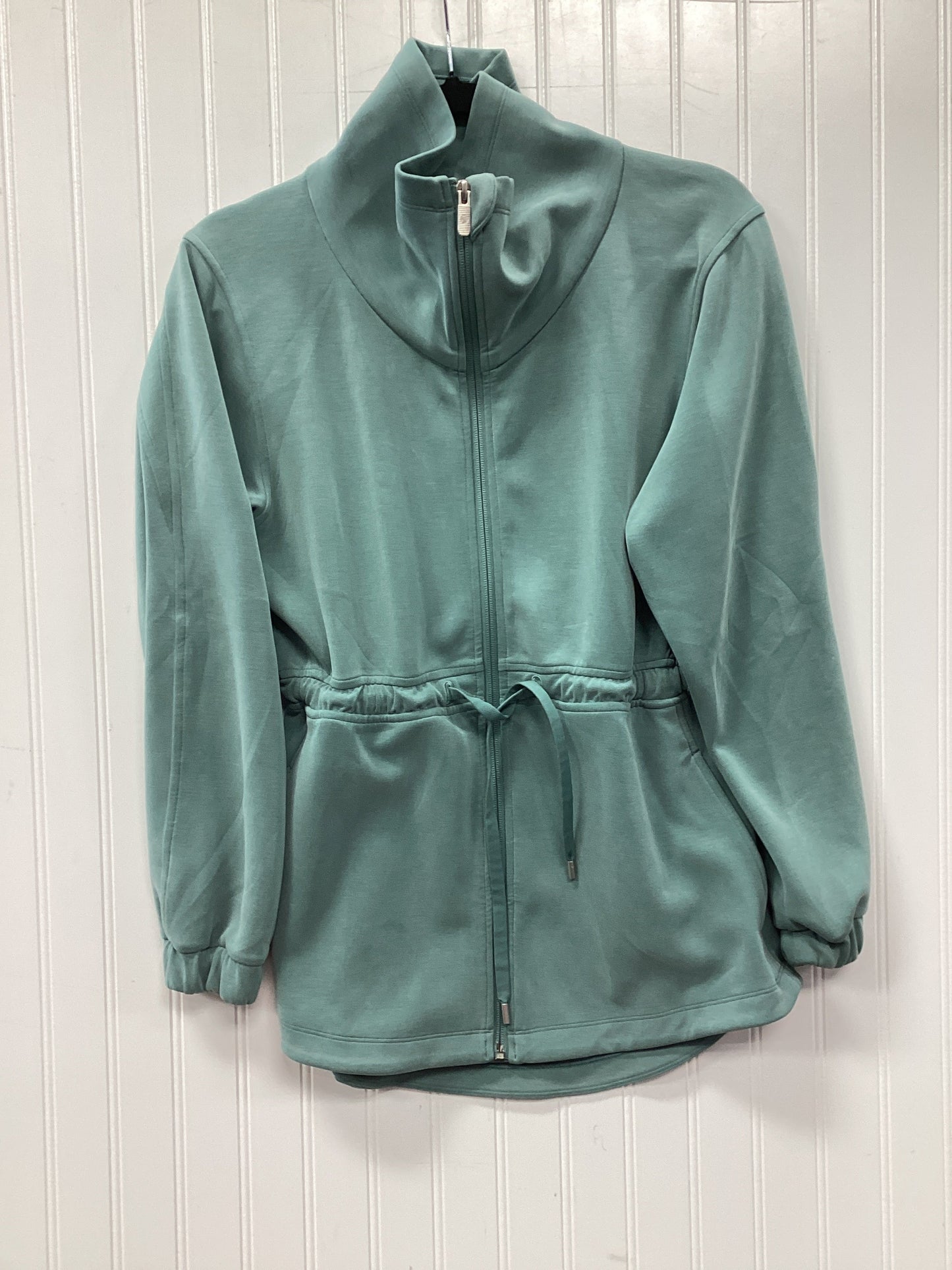 Athletic Jacket By Lululemon In Blue, Size:2