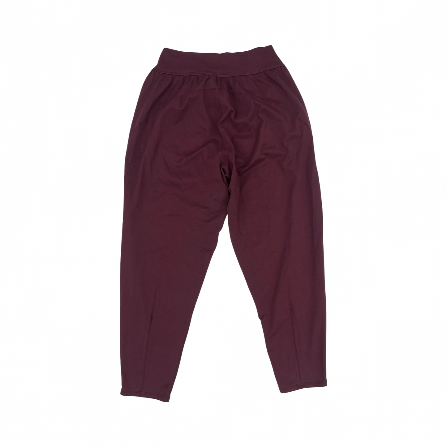 Athletic Pants By Mono B In Maroon, Size:L