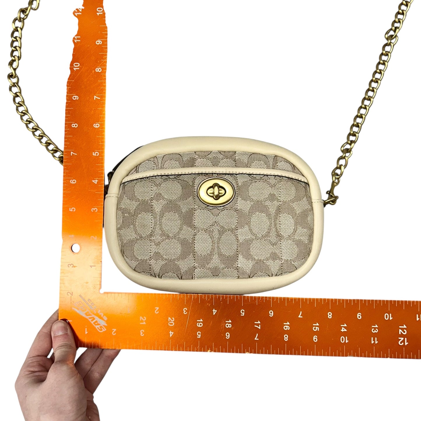 Crossbody Designer By Coach, Size: Small