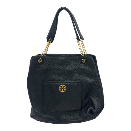 Handbag Designer By Tory Burch In Black, Size:Medium