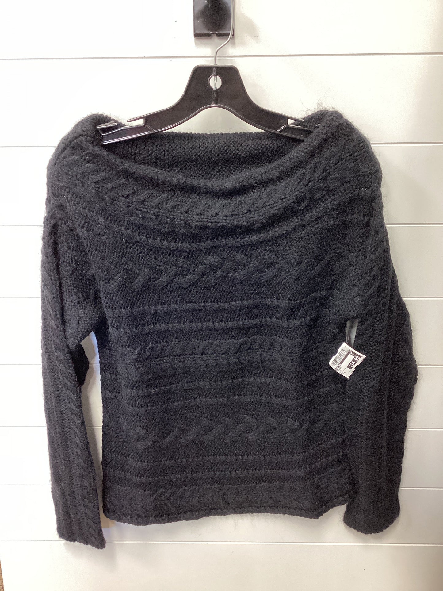 Sweater By Moda Intl In Black, Size:M