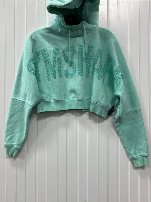 Sweatshirt Hoodie By Gym Shark In Aqua, Size:S