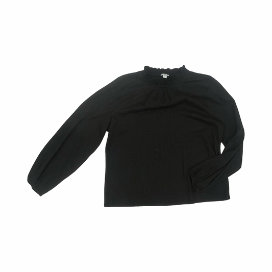 Top Ls By J. Crew In Black, Size:Xl