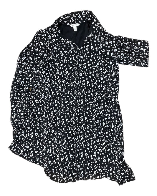 Dress Work By Nine West In Black & White, Size:M