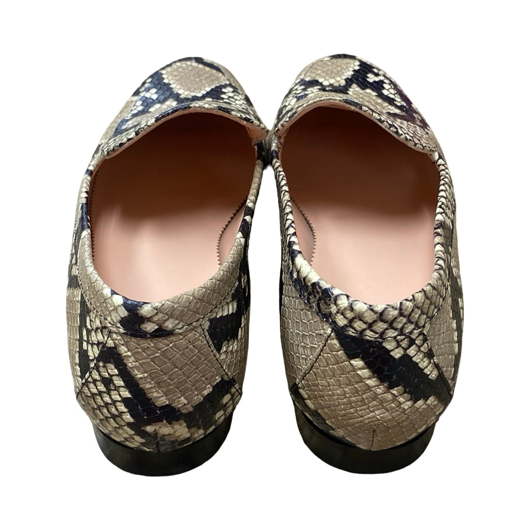 Shoes Flats By J. Crew In Snakeskin Print, Size:7
