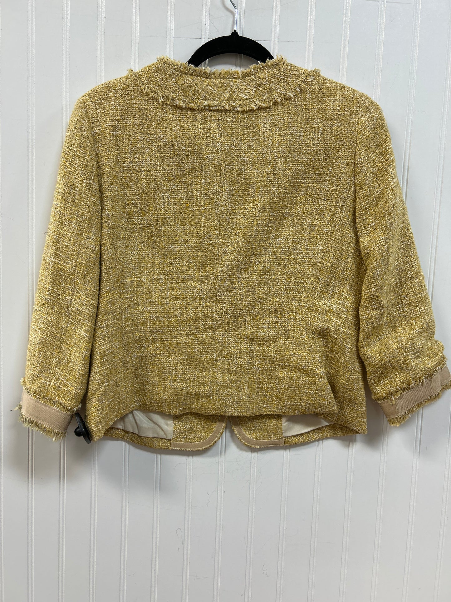 Blazer By Talbots In Yellow, Size:8P