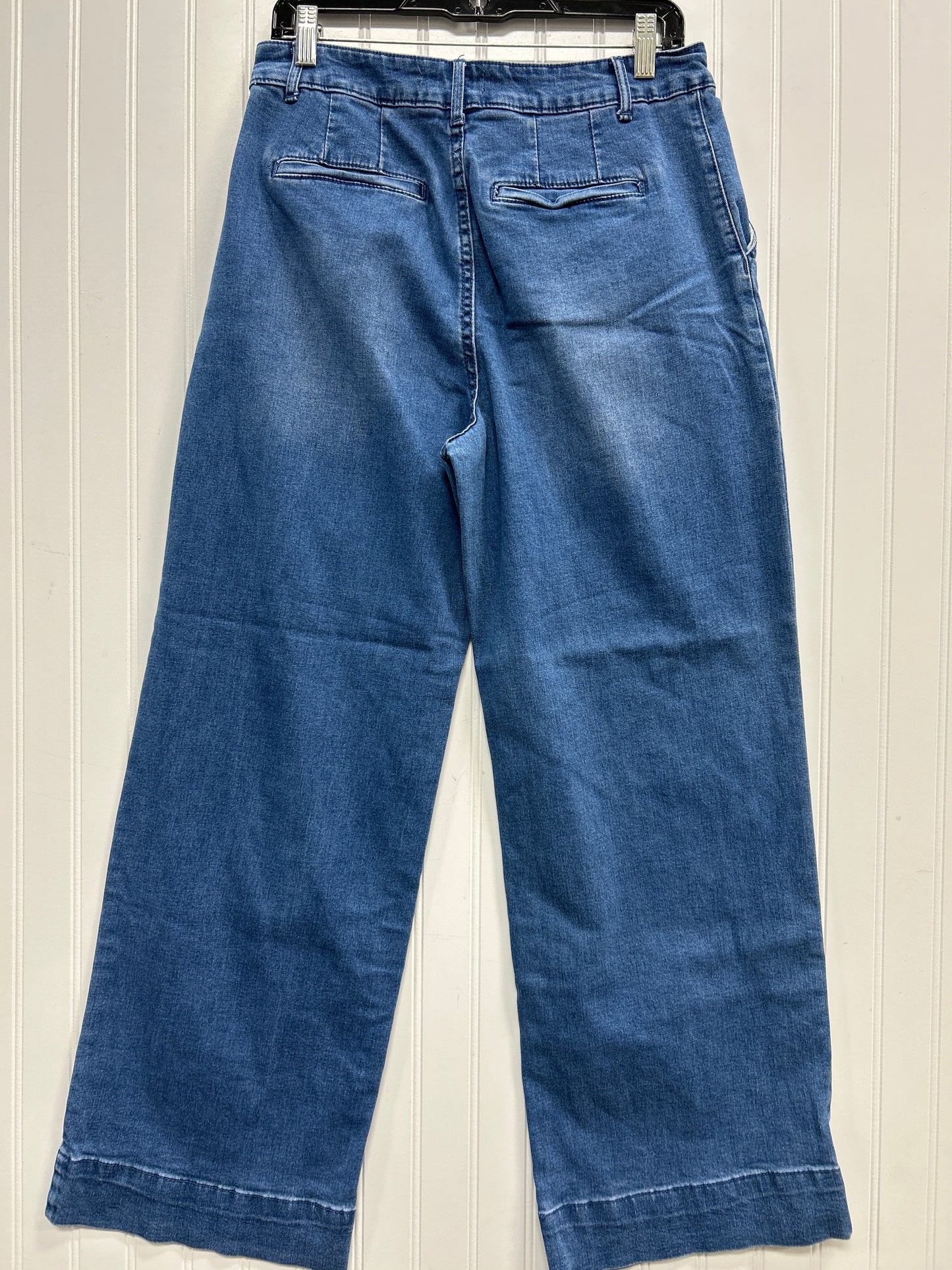 Jeans Wide Leg By Bagatelle In Blue Denim, Size:8