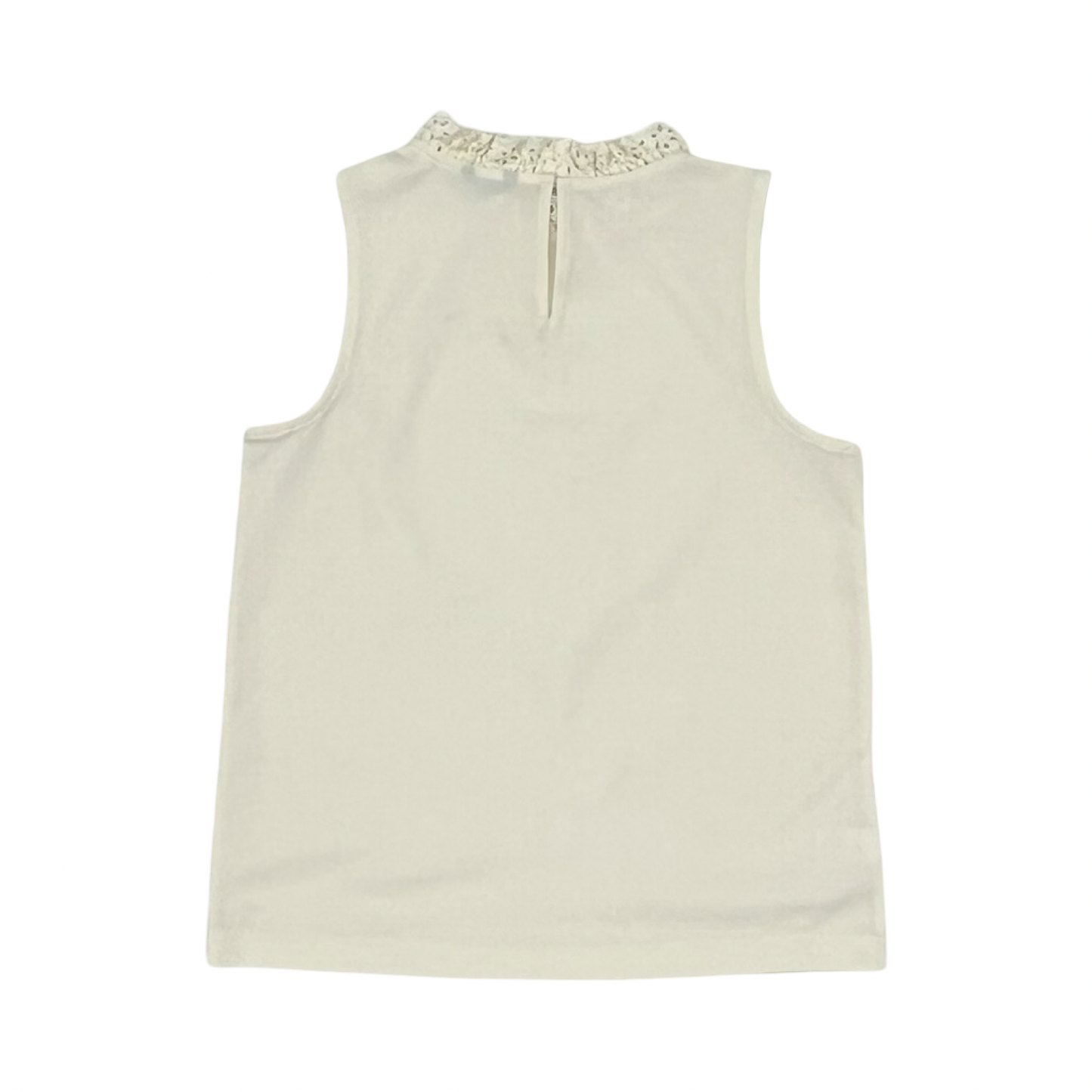 Top Sleeveless By Ann Taylor In Cream, Size:Sp