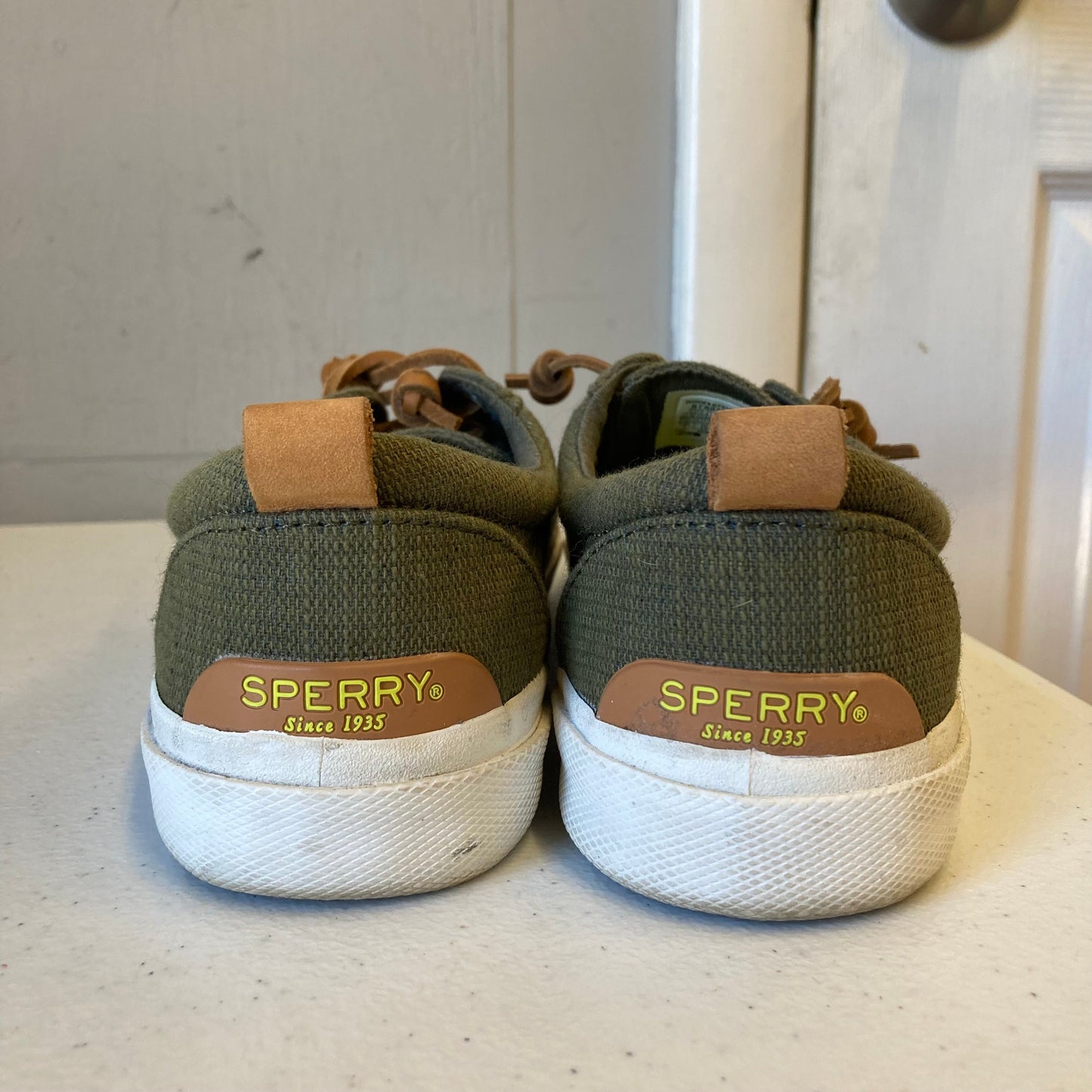 Shoes Sneakers By Sperry In Green, Size:7