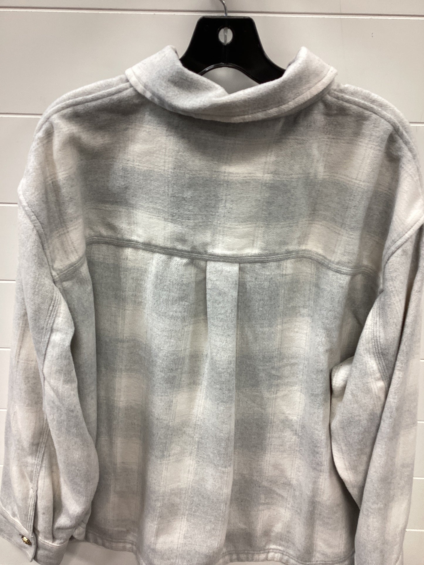 Jacket Fleece By American Eagle In Grey, Size:Xxl