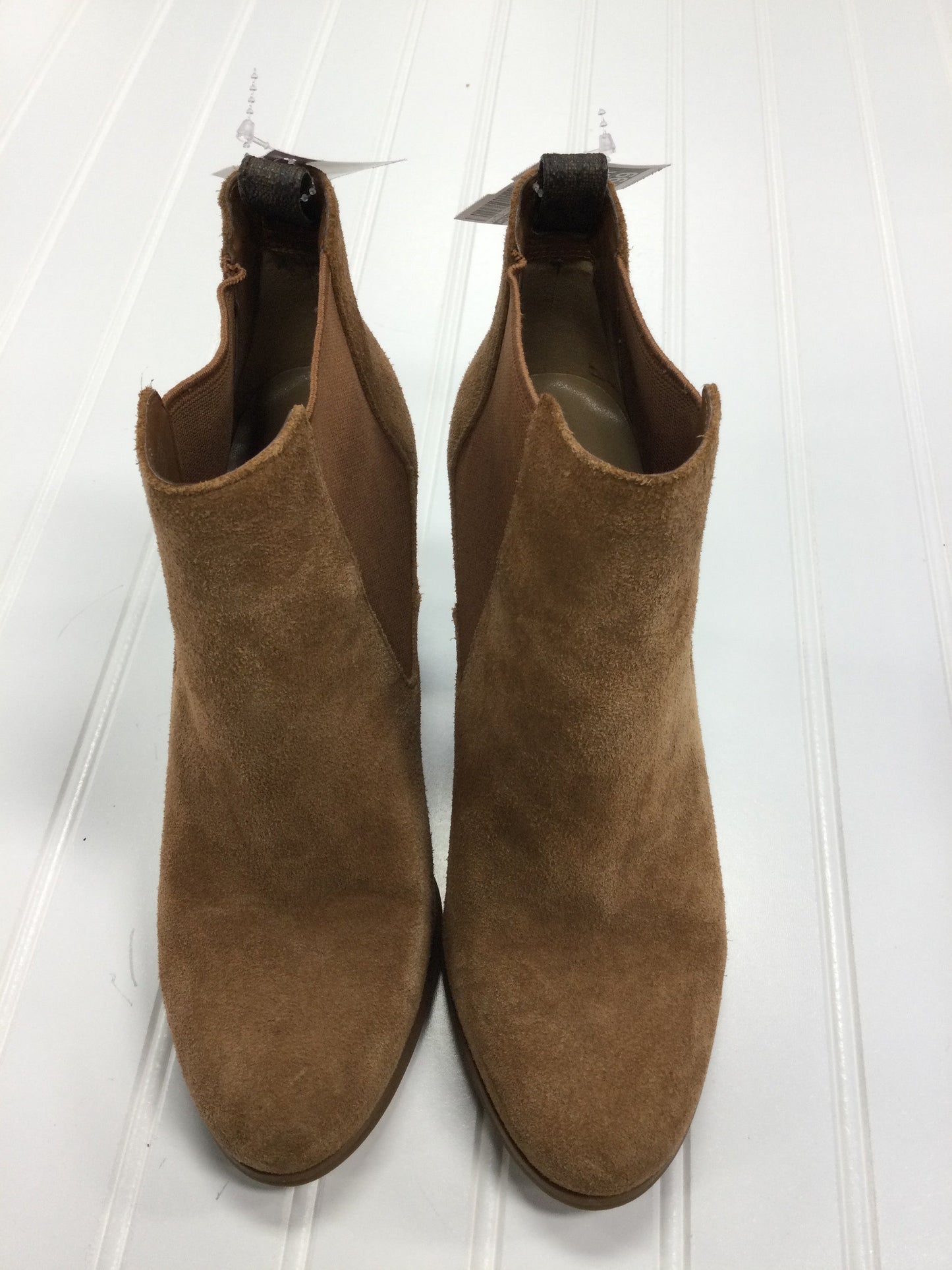 Boots Ankle Heels By Michael By Michael Kors In Brown, Size:7.5