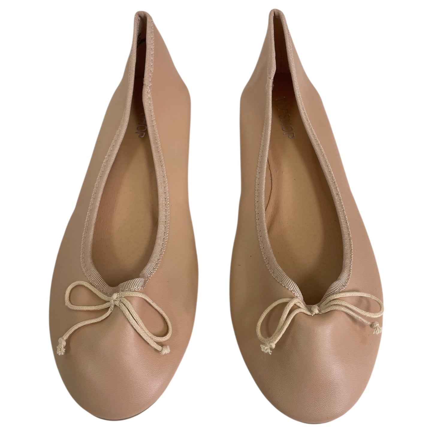 SHOES FLATS by TOP SHOP In BEIGE, Size: 6.5