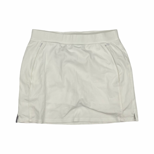 Skort By Talbots In White, Size:L