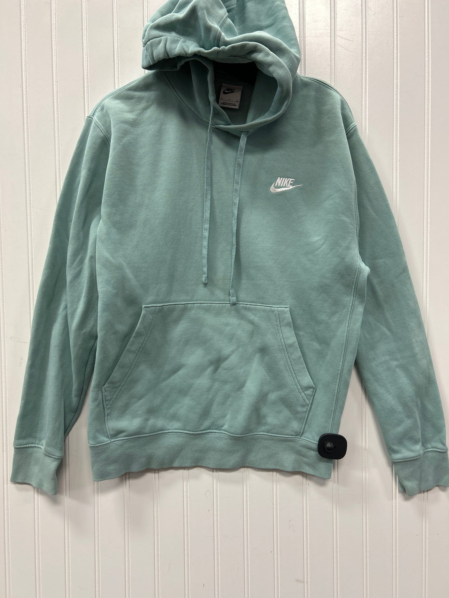 Sweatshirt Hoodie By Nike Apparel In Green, Size:S