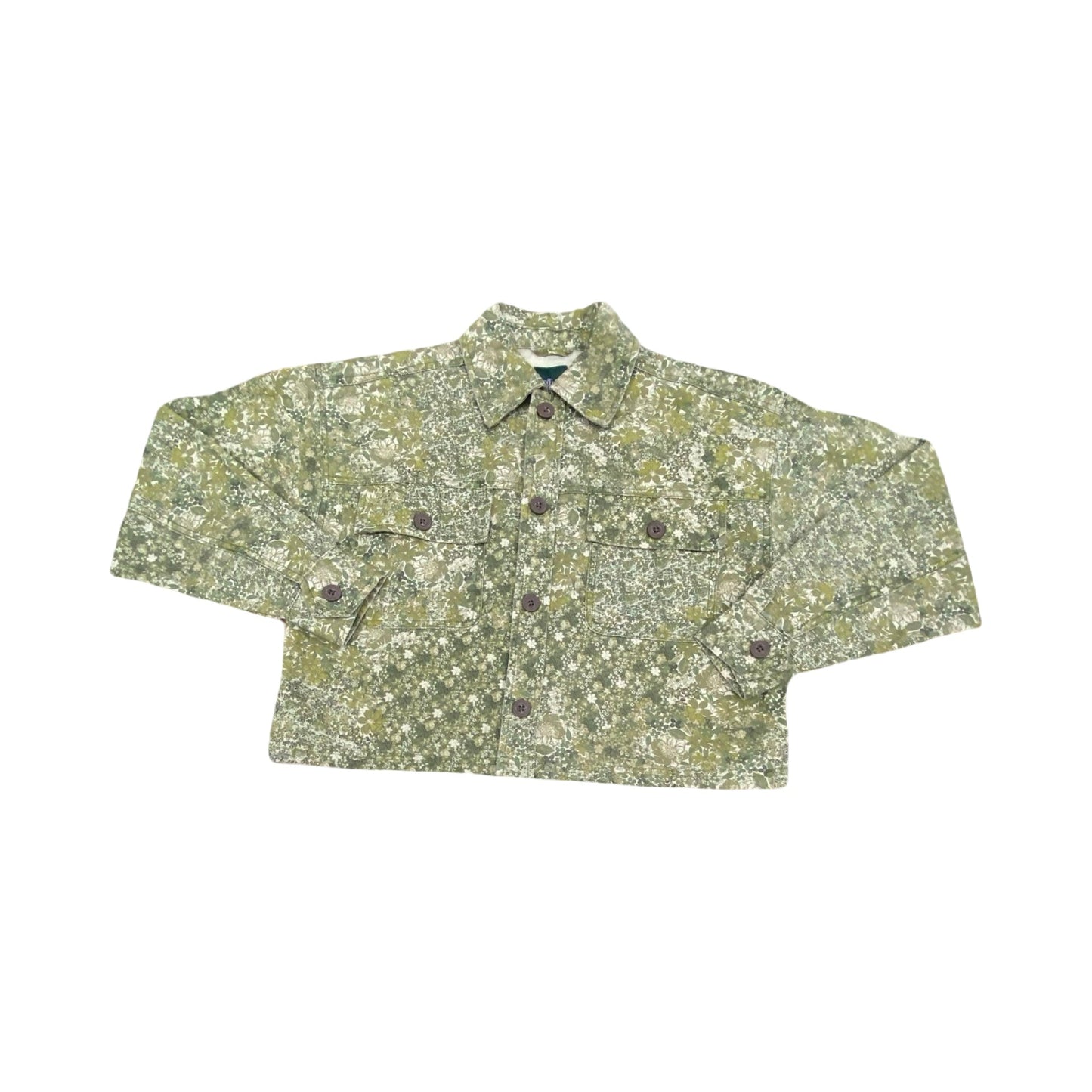 Jacket Denim By Wild Fable In Green, Size:Xs