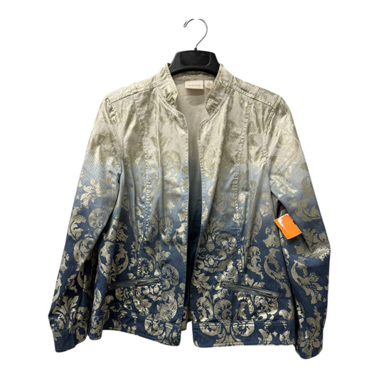 Blazer By Chicos In Gold, Size:Xl