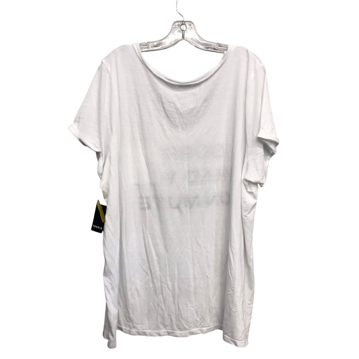 Top Ss Basic By Torrid In White, Size:3X