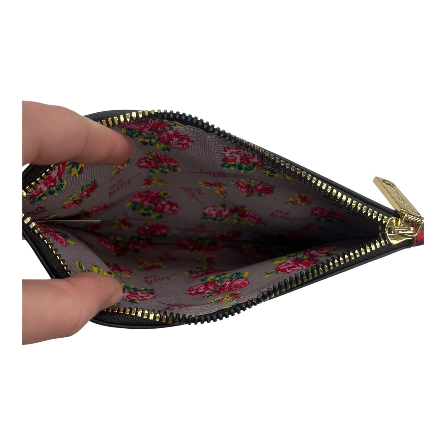 Wristlet By Betsey Johnson In Floral Print, Size:Medium