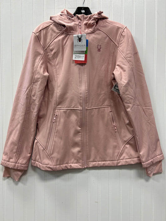 Jacket Windbreaker By Spyder In Pink, Size:S NWT