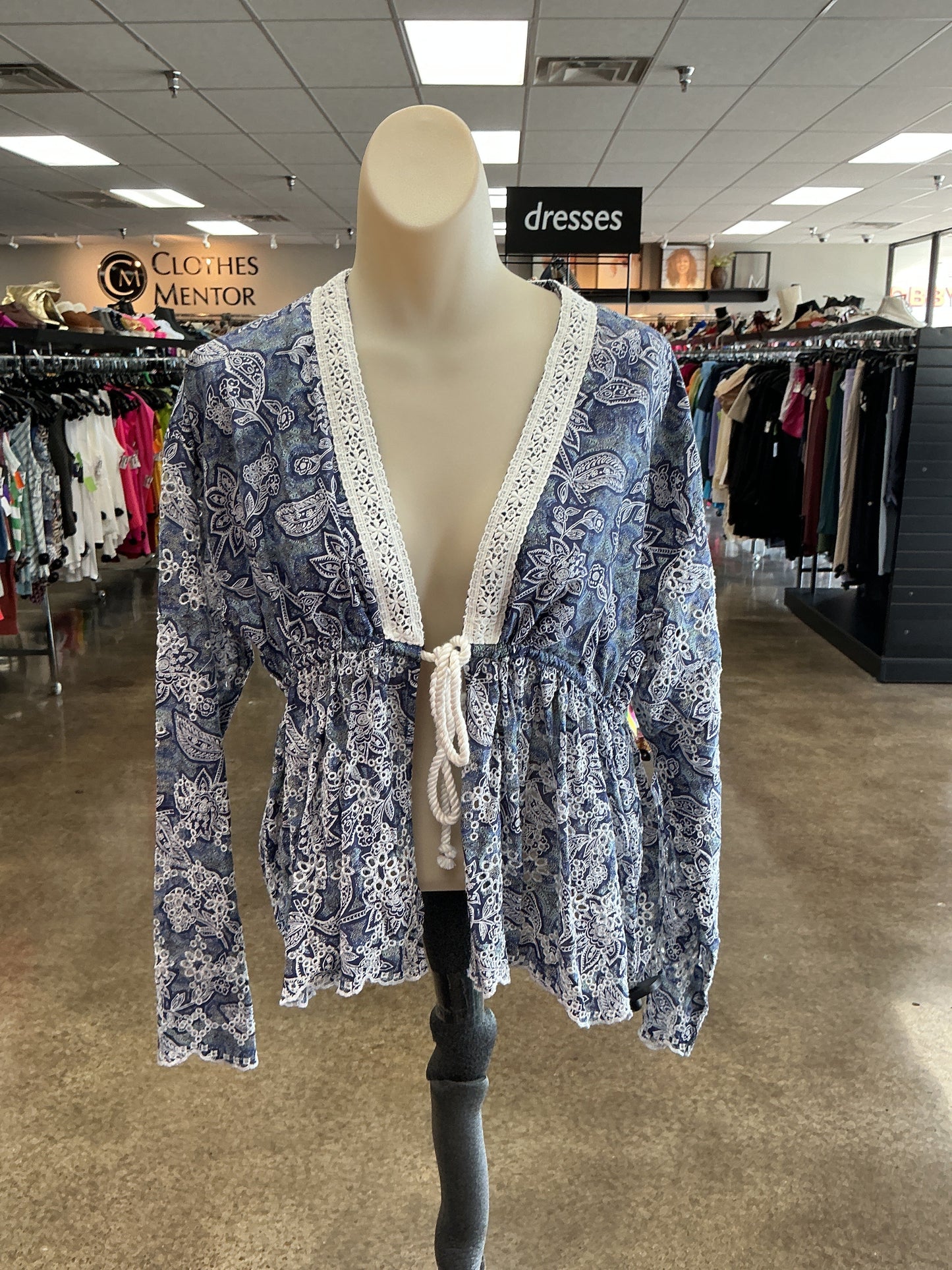 Top Ls By Free People In Blue, Size:Xs
