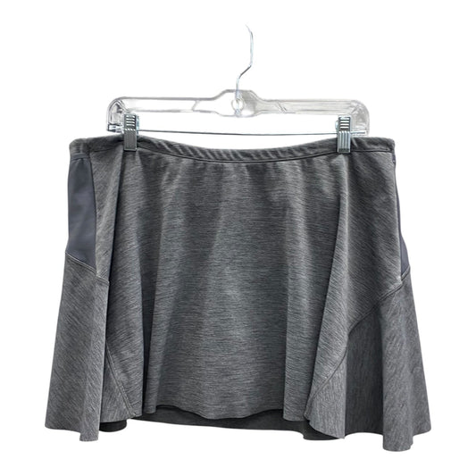 Athletic Skort By Athleta In Grey, Size:Xl