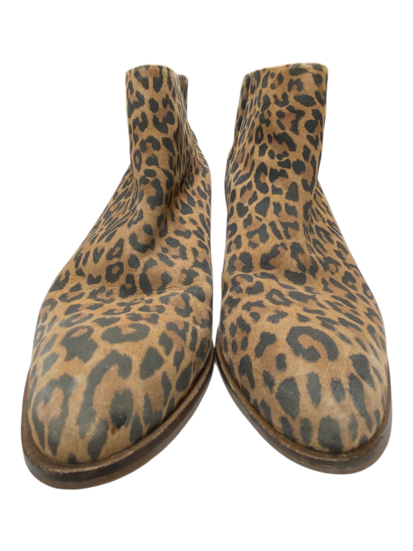 Boots Ankle Heels By Seychelles In Animal Print, Size:8