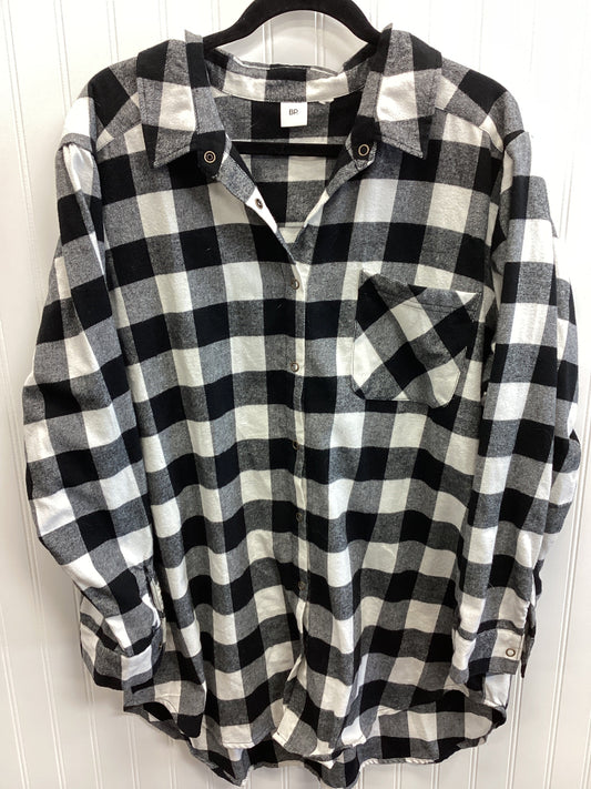 Top Ls By Bp In Black & White, Size:1X