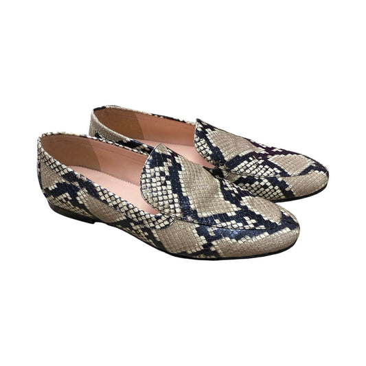 Shoes Flats By J. Crew In Snakeskin Print, Size:7