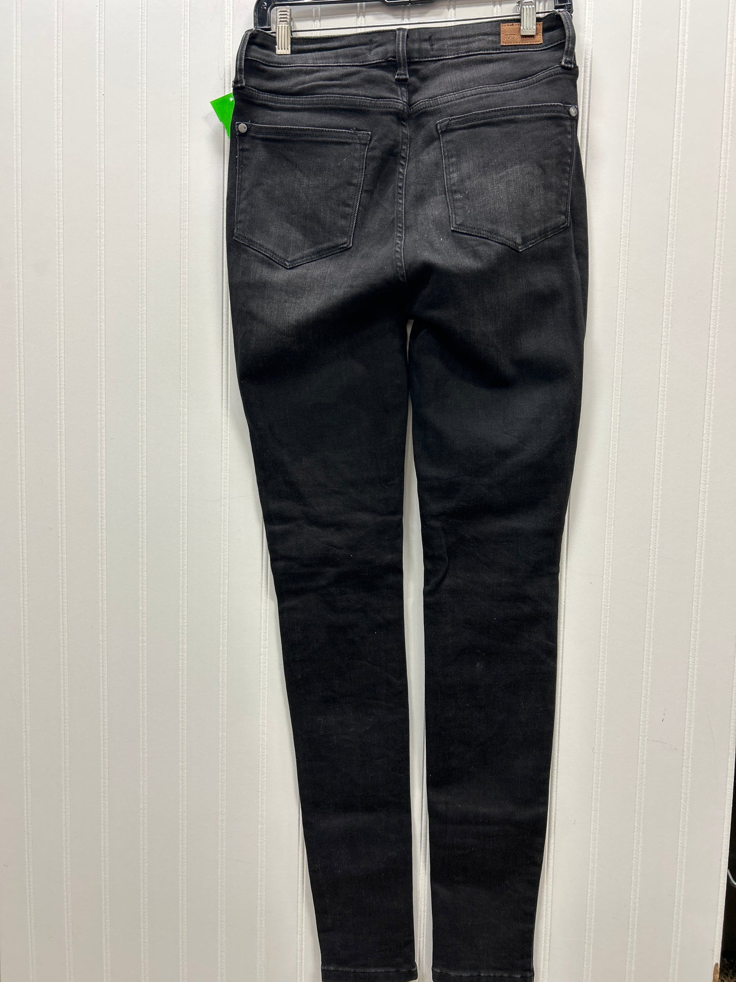 Jeans Skinny By Judy Blue In Black Denim, Size:6L