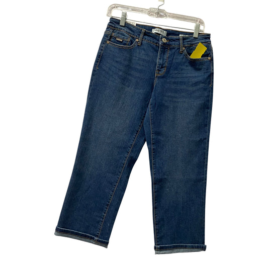 Capris By Nine West In Blue Denim, Size:4