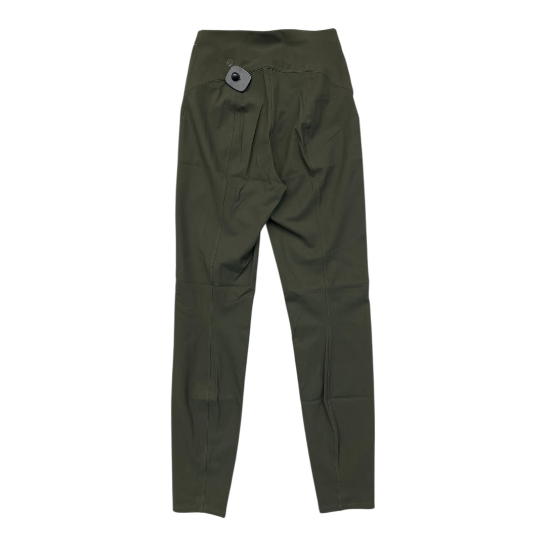 Athletic Leggings By Lululemon In Green, Size:4