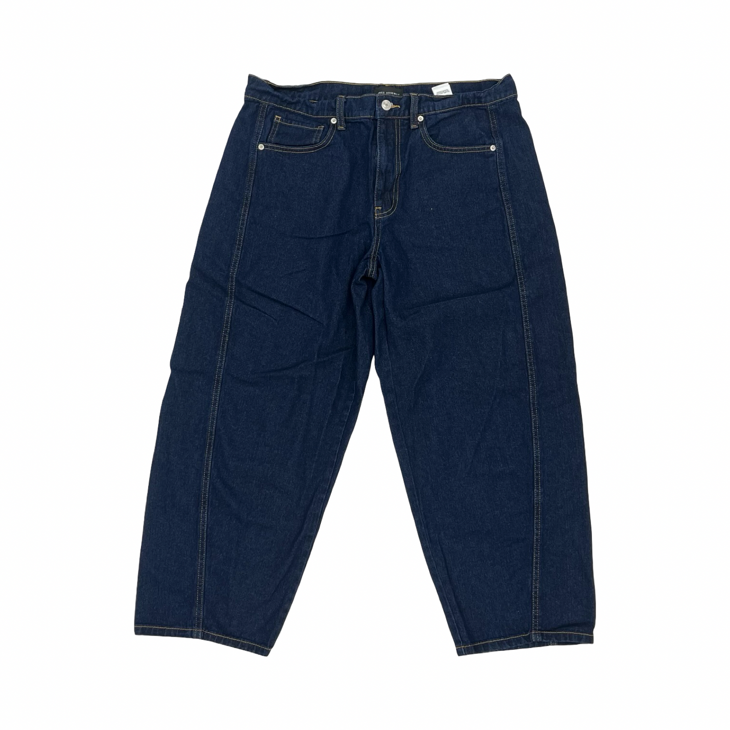 Jeans Straight By Free Assembly In Blue Denim, Size:12