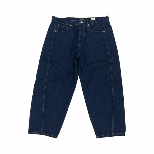 Jeans Straight By Free Assembly In Blue Denim, Size:12