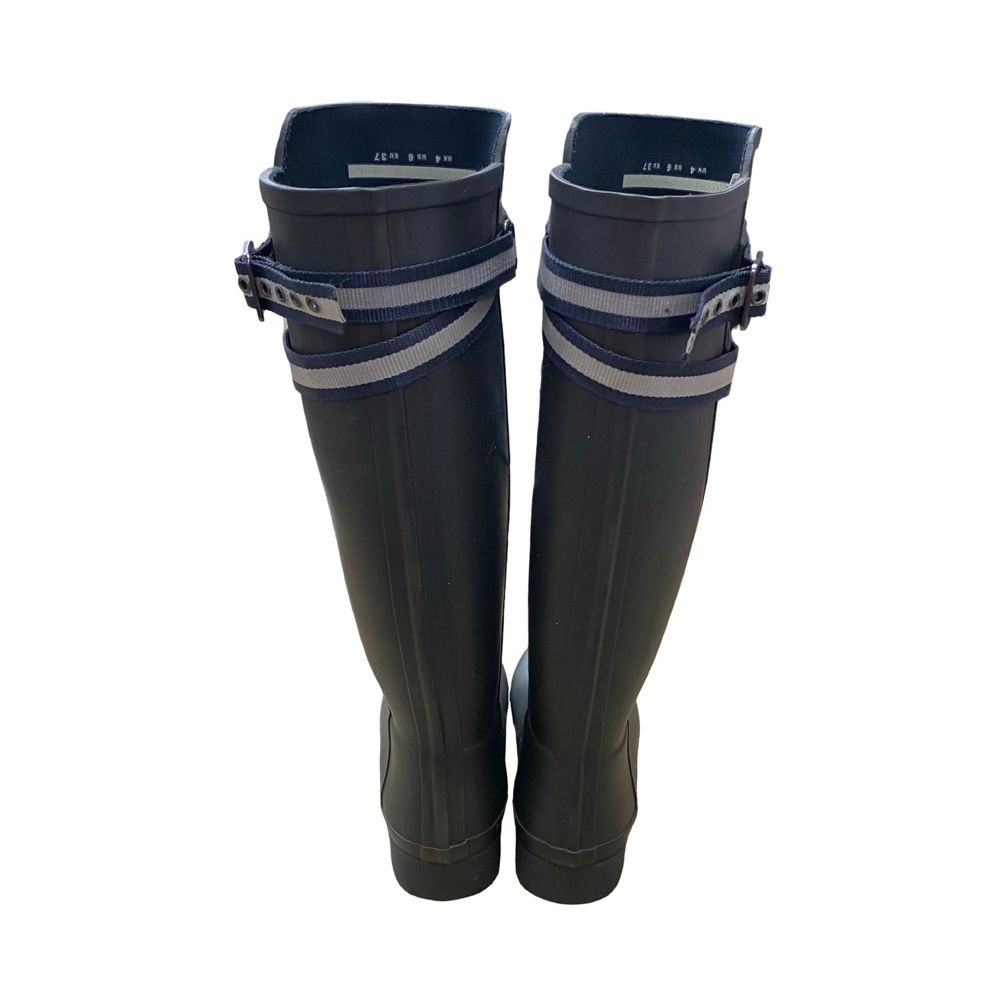 Boots Designer By Hunter In Grey, Size:6