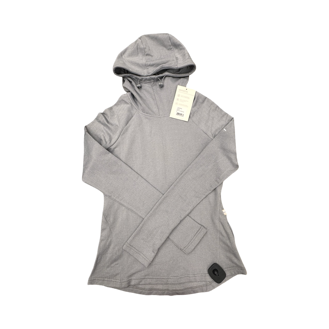 Athletic Sweatshirt Hoodie By Mondetta In Grey, Size:S